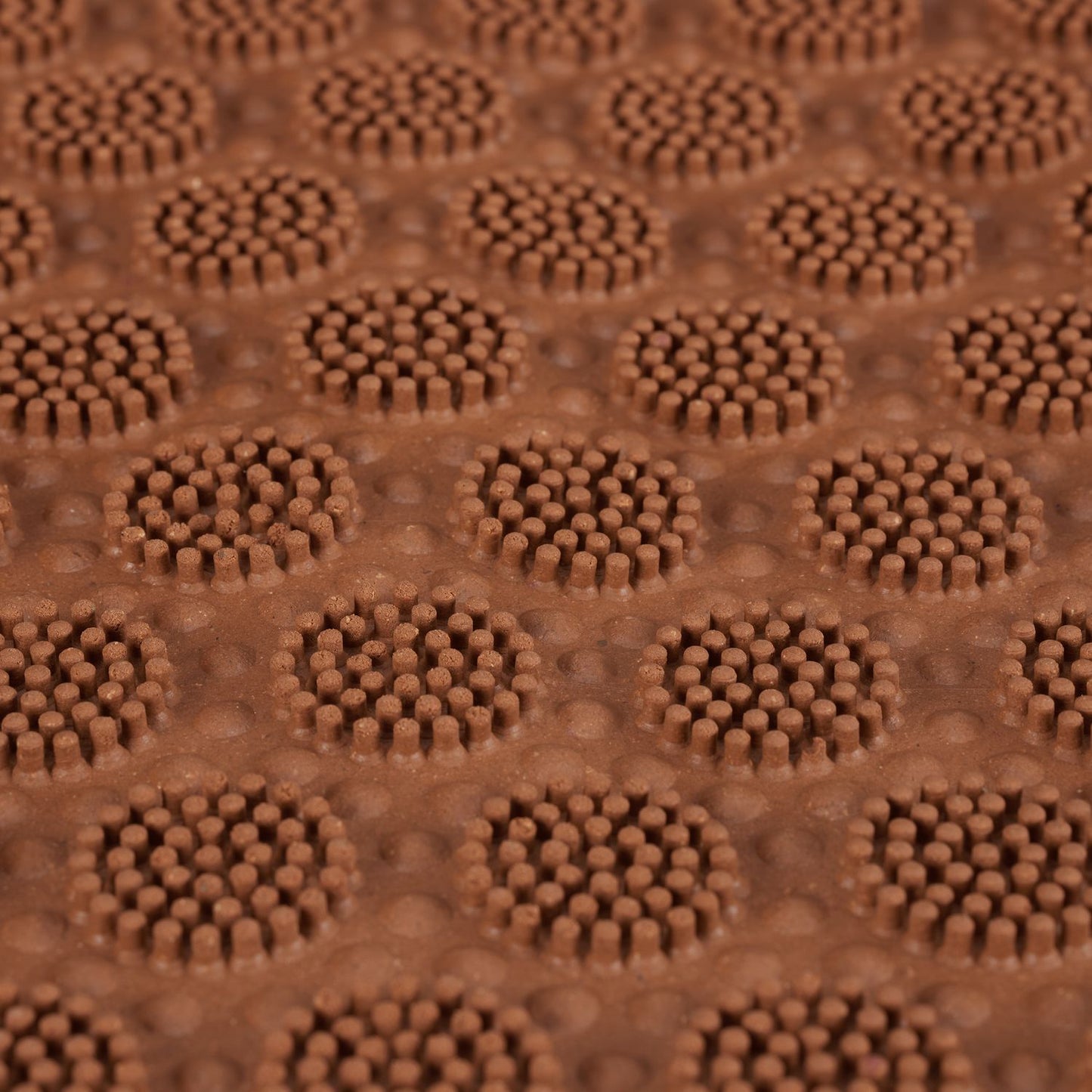 Rubber door mat with studs