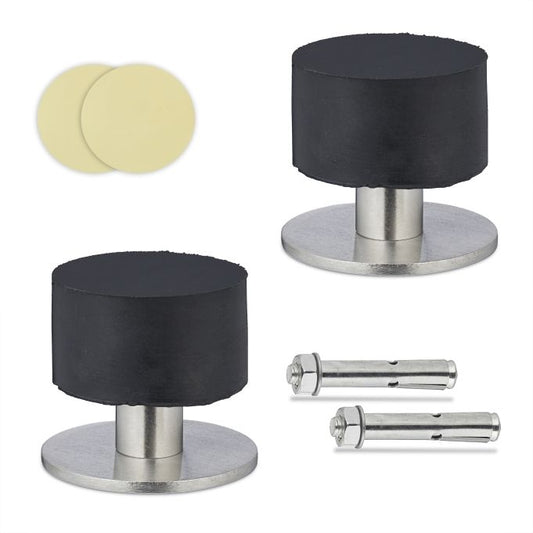 Rubber door stopper, 2 pcs