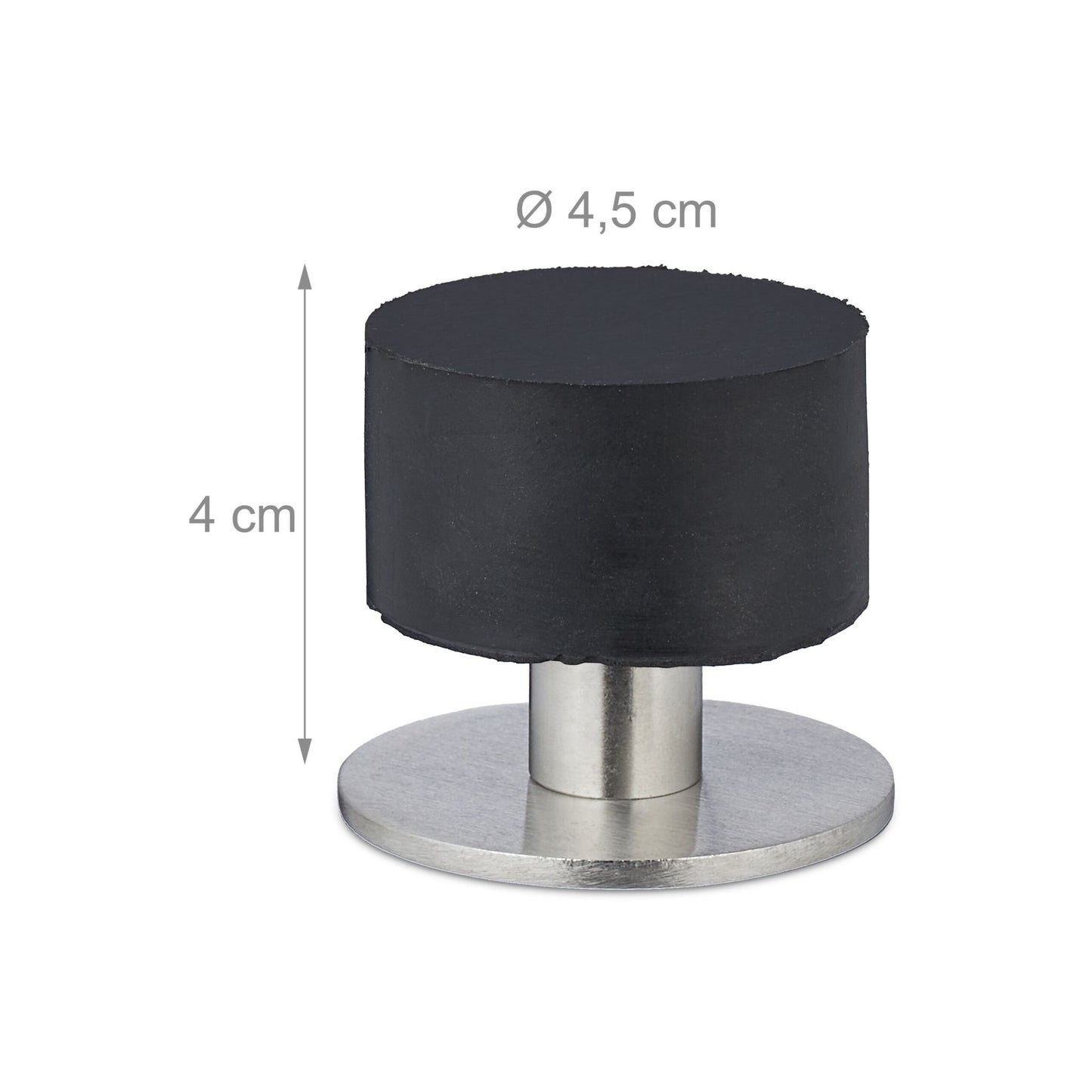 Rubber door stopper, 2 pcs
