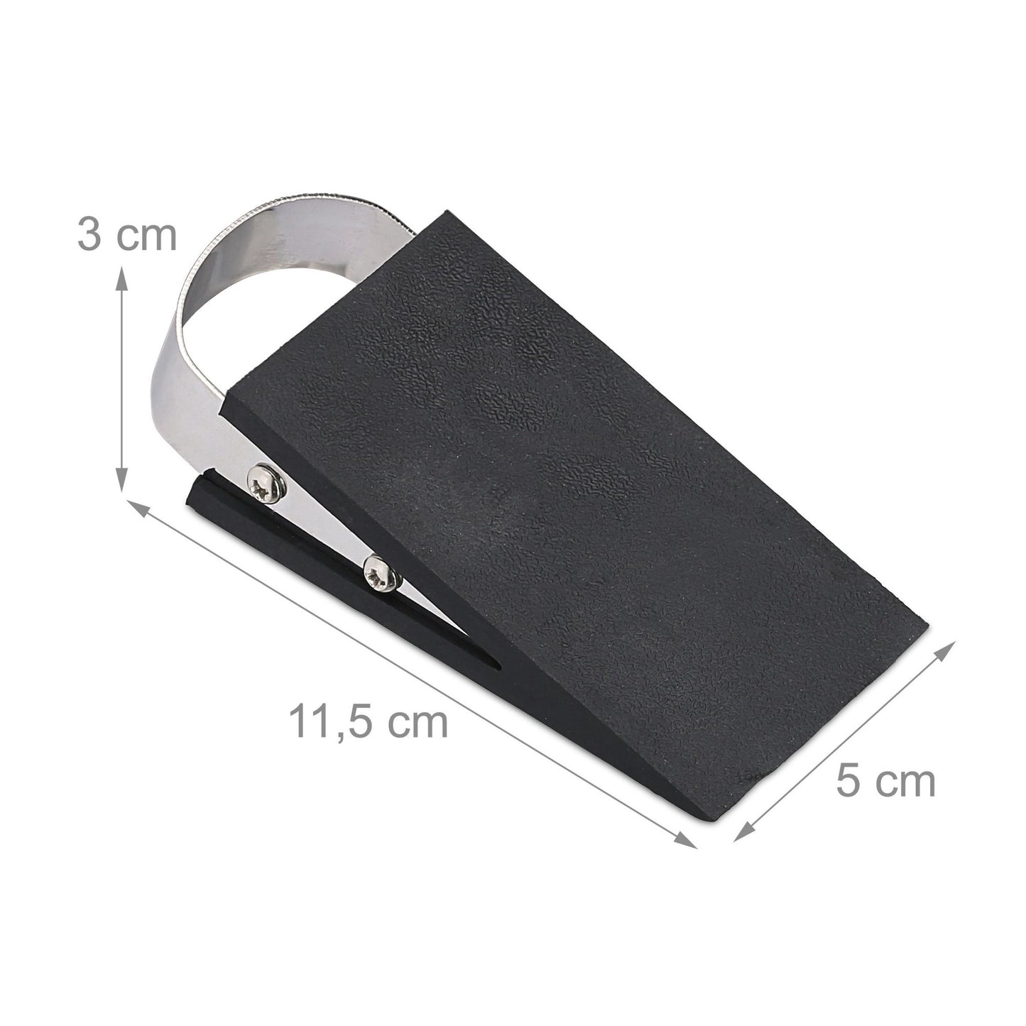 Rubber door wedges set of 3.