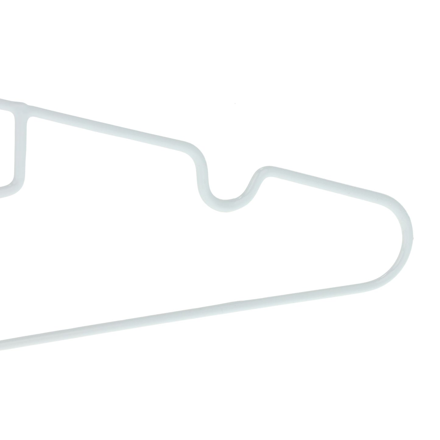 Rubberized coat hangers in a set of 24