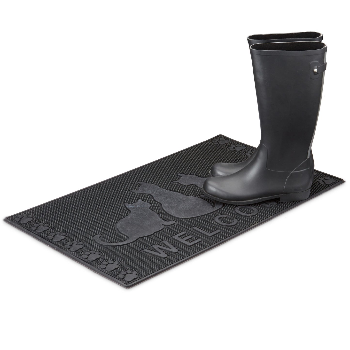 Rubber mat cats