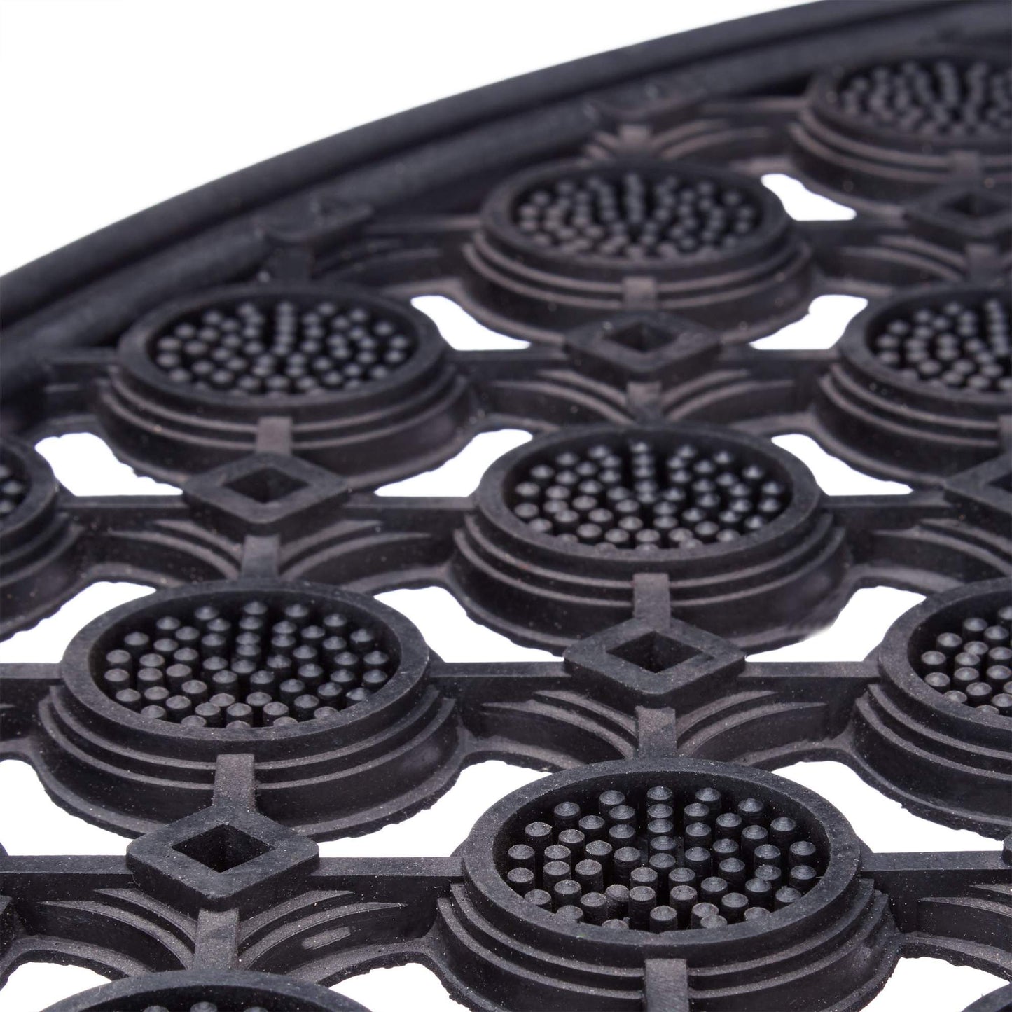 Rubber mat half moon