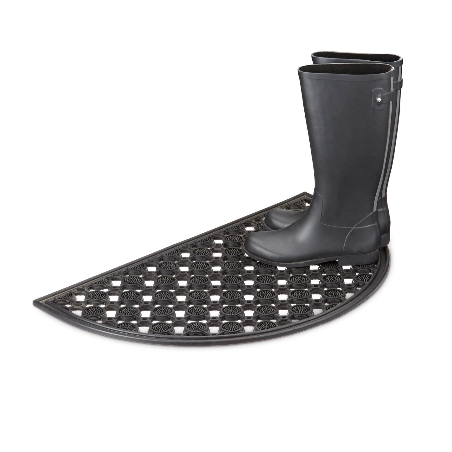 Rubber mat half moon