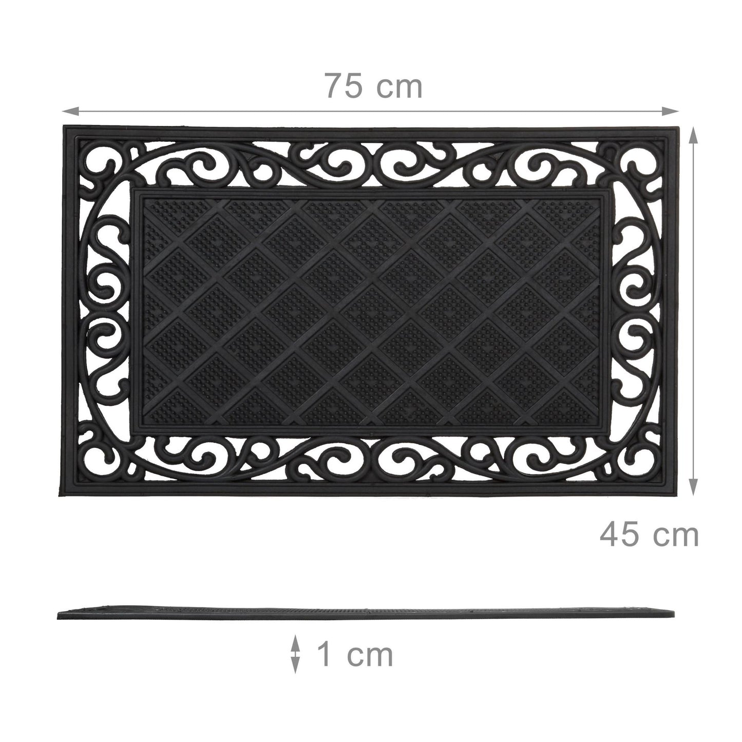 Rubber mat rectangular