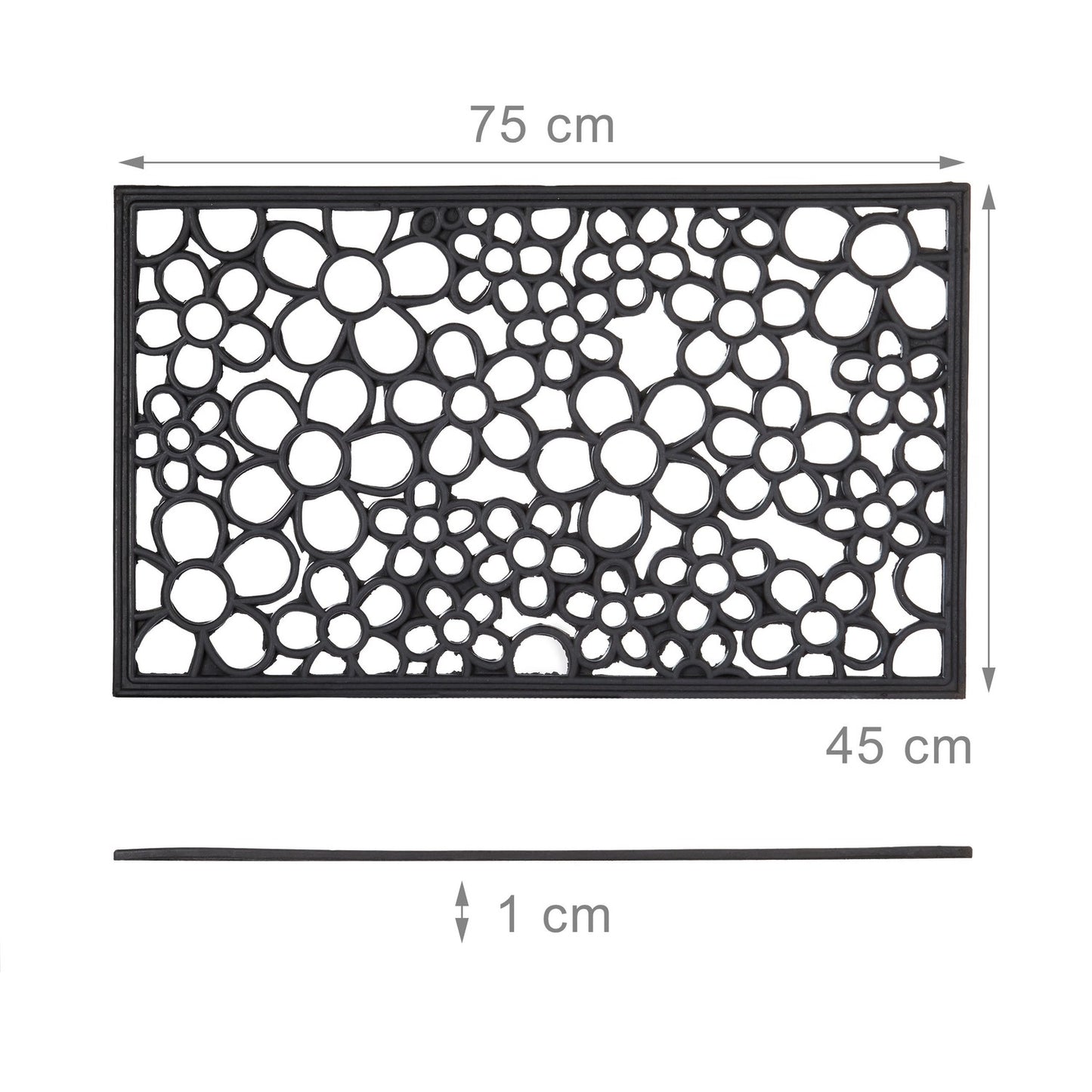 Rubber mat rectangular