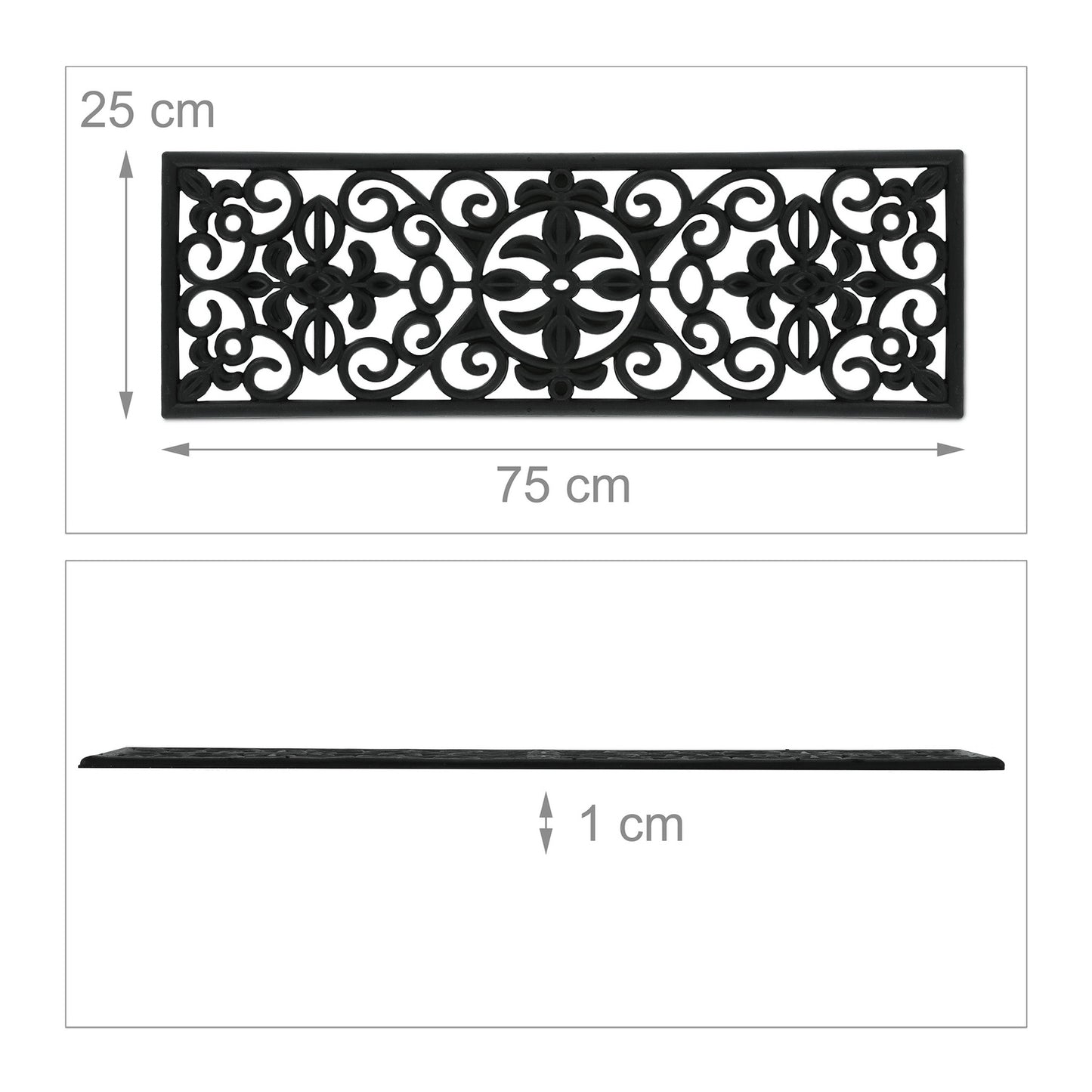 Rubber step mat
