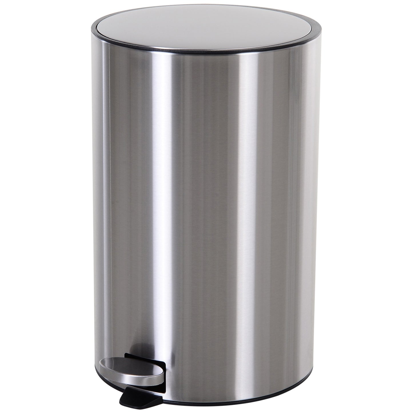 12L Pedal container in stainless steel, Soft Close, Inner container