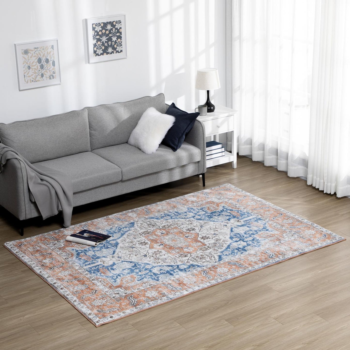 Short pile polyester rug, 230x160 cm - Living room & bedroom