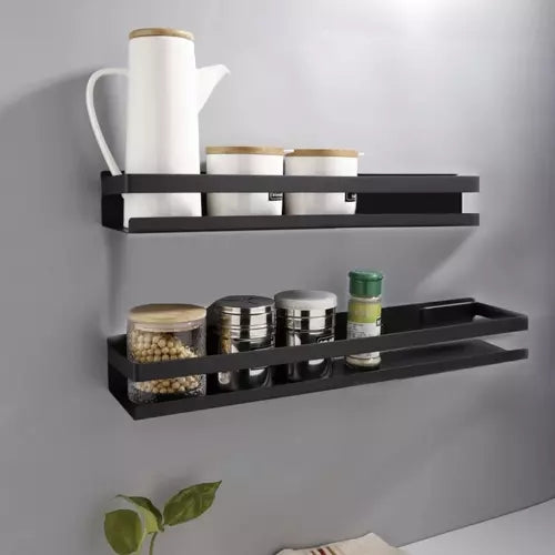 Ruhhy 19188 black bathroom shelf