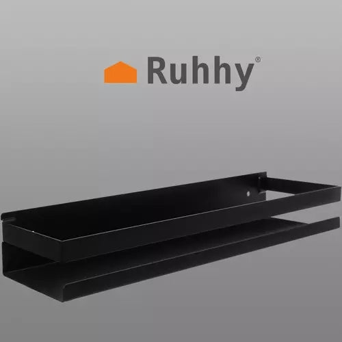 Ruhhy 19188 black bathroom shelf