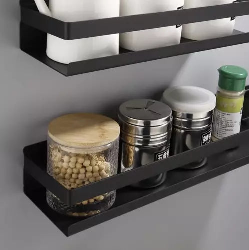 Ruhhy 19188 black bathroom shelf