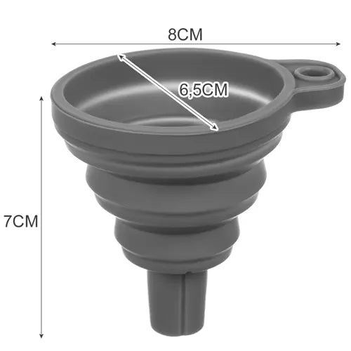 Ruhhy 20758 folding silicone funnel