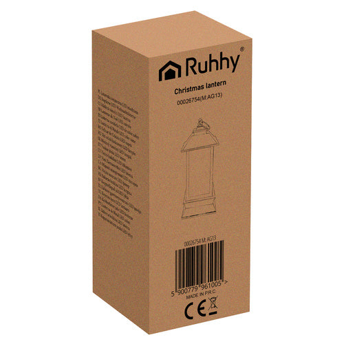 Ruhhy 26754 copper LED Christmas lantern