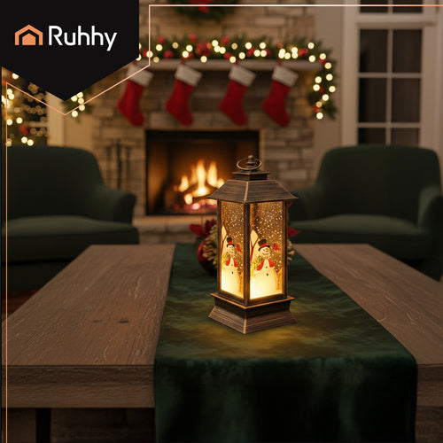 Ruhhy 26754 copper LED Christmas lantern