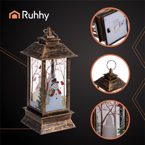 Ruhhy 26754 copper LED Christmas lantern
