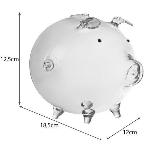 Ruhhy glass piggy bank 22588
