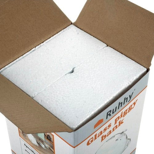 Ruhhy glass piggy bank 22588