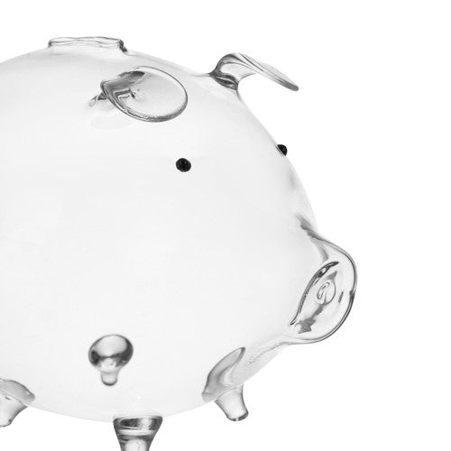 Ruhhy glass piggy bank 22588