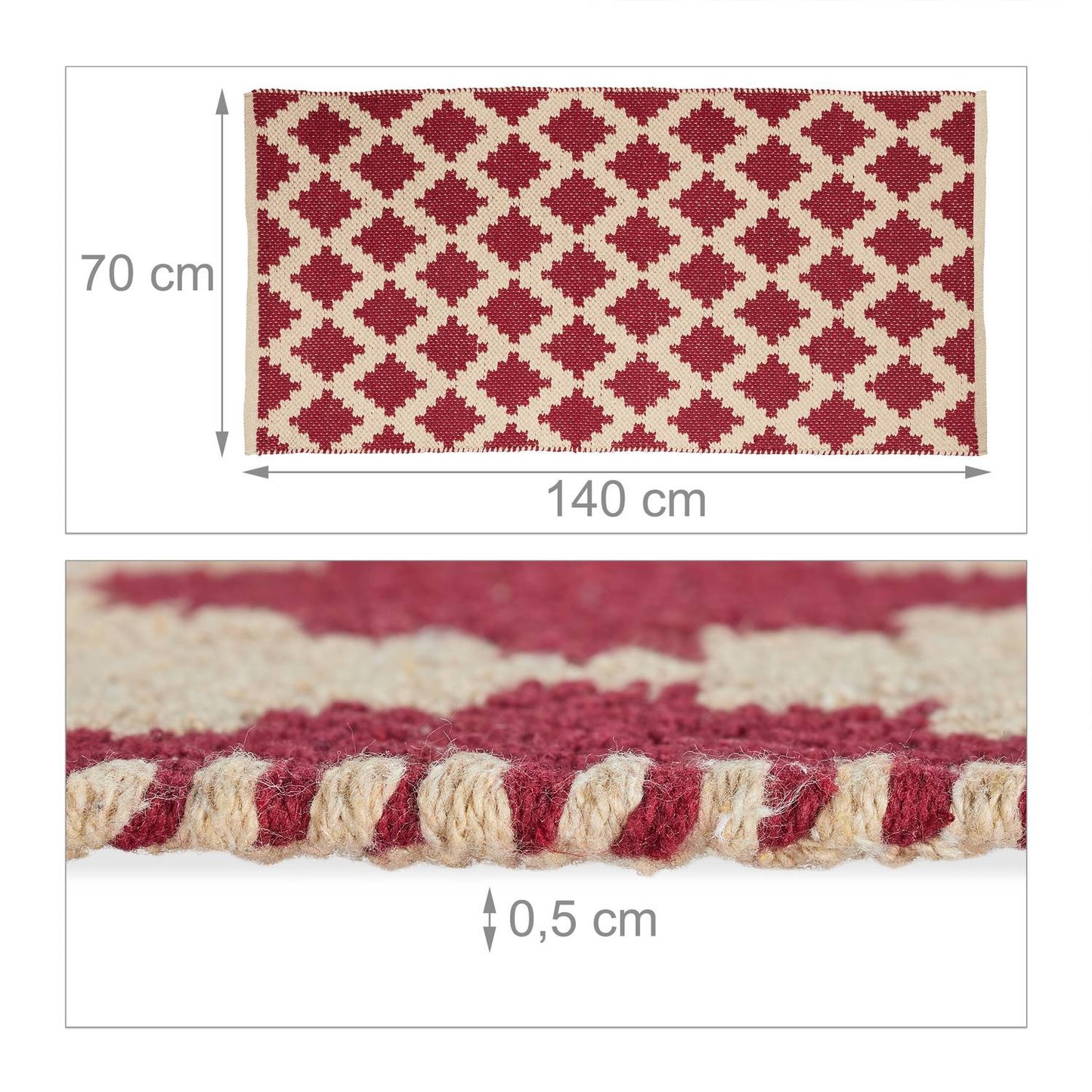 Runner rug 70 x 140 cm