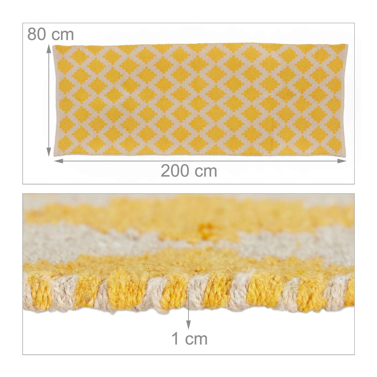 Runner rug 80 x 200 cm
