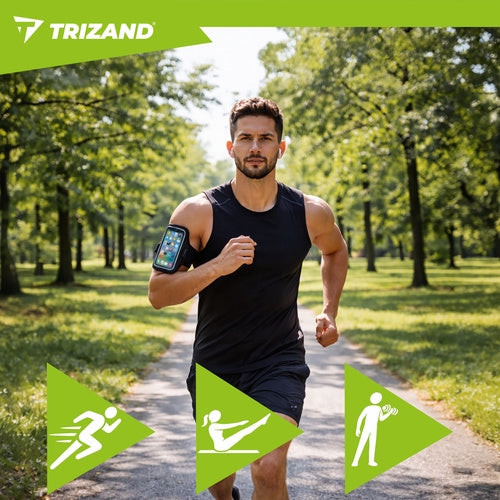 Running Armband Phone Case, Waterproof, Touchscreen, 7"