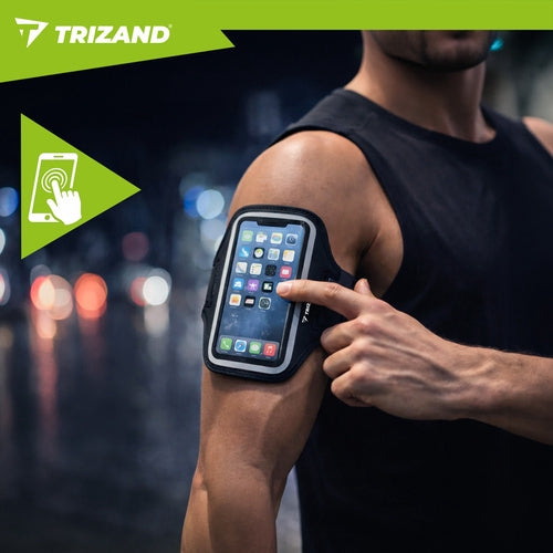 Running Armband Phone Case, Waterproof, Touchscreen, 7"