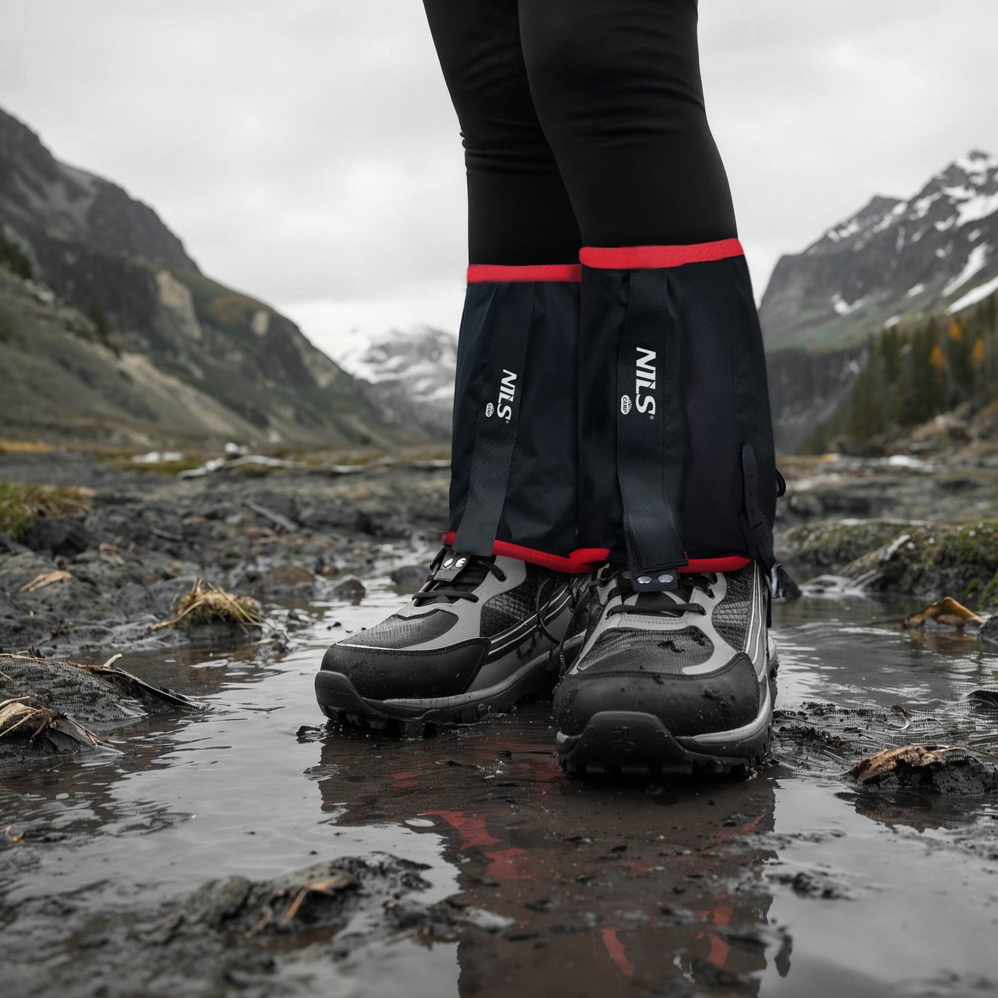 Running Stuptus Black and Red Camping Chair