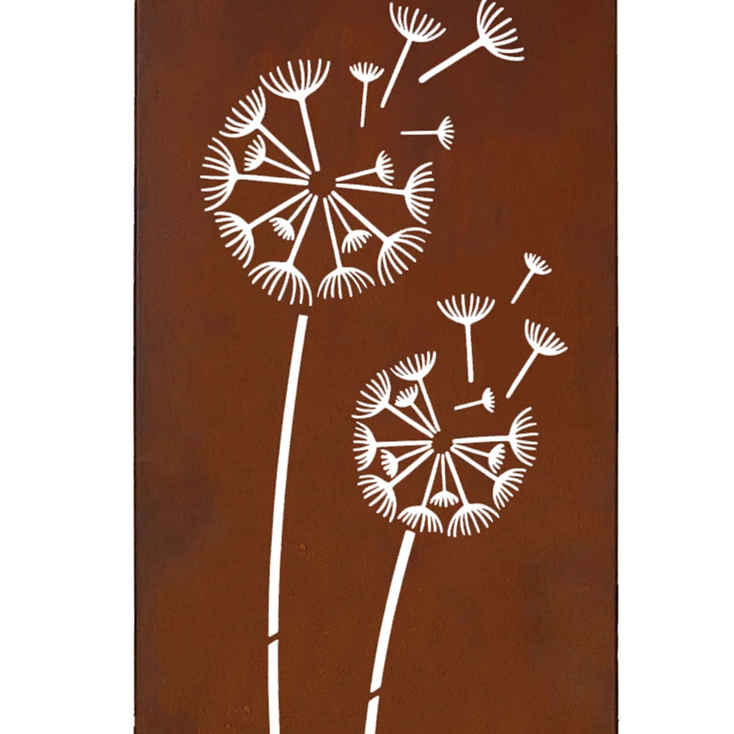 Rust-Patina Decorative Garden Stake – Weatherproof Ornament