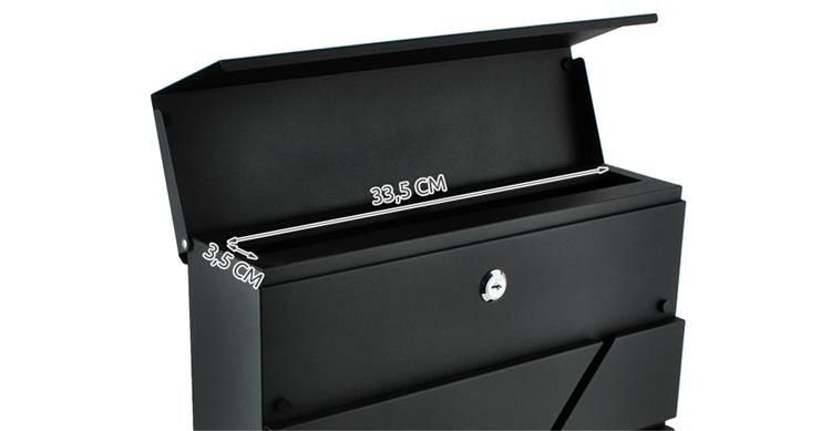 S6238 letterbox - anthracite