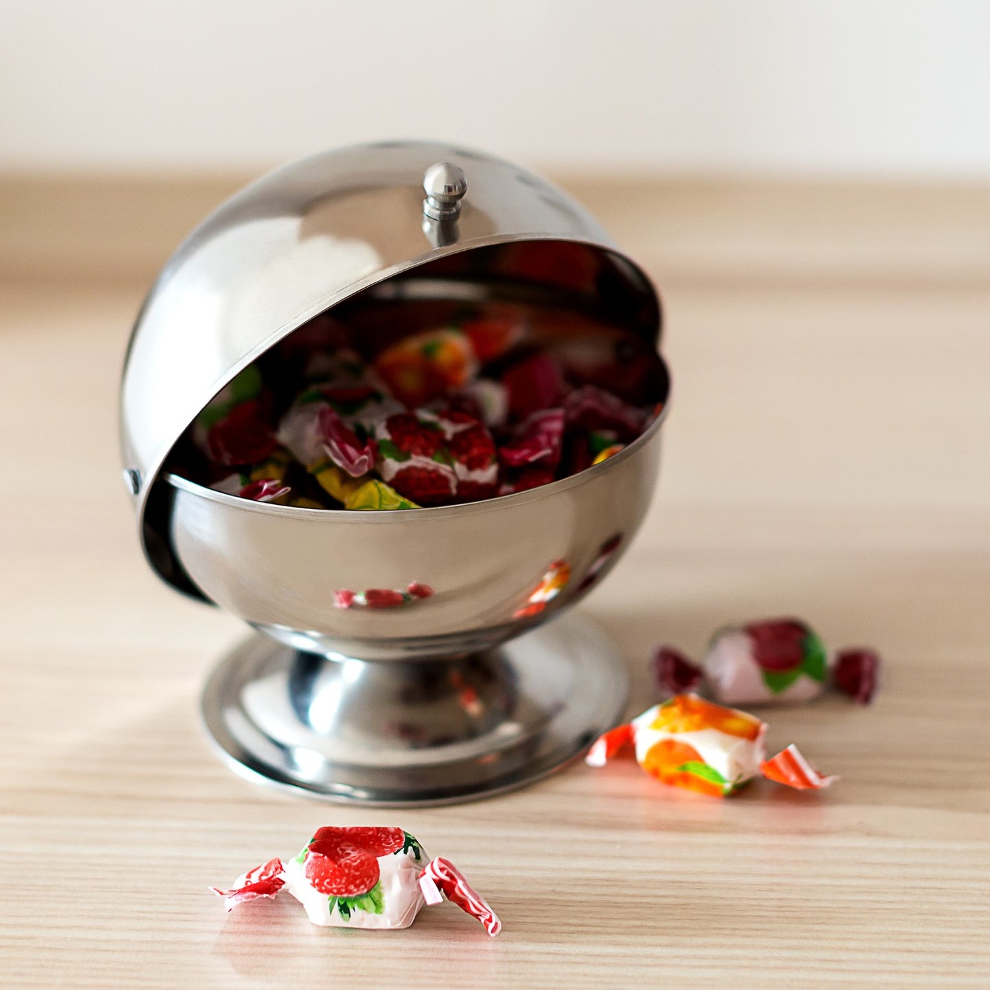 SWEETY stainless steel sugar bowl
