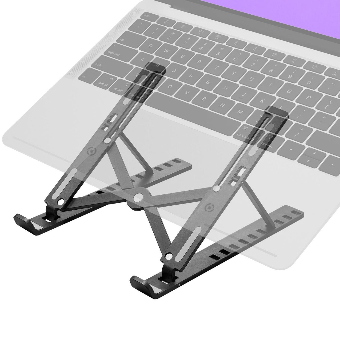 SWMAGICSTAND2 Portable table stand for laptop/tablet max 15.6" Black