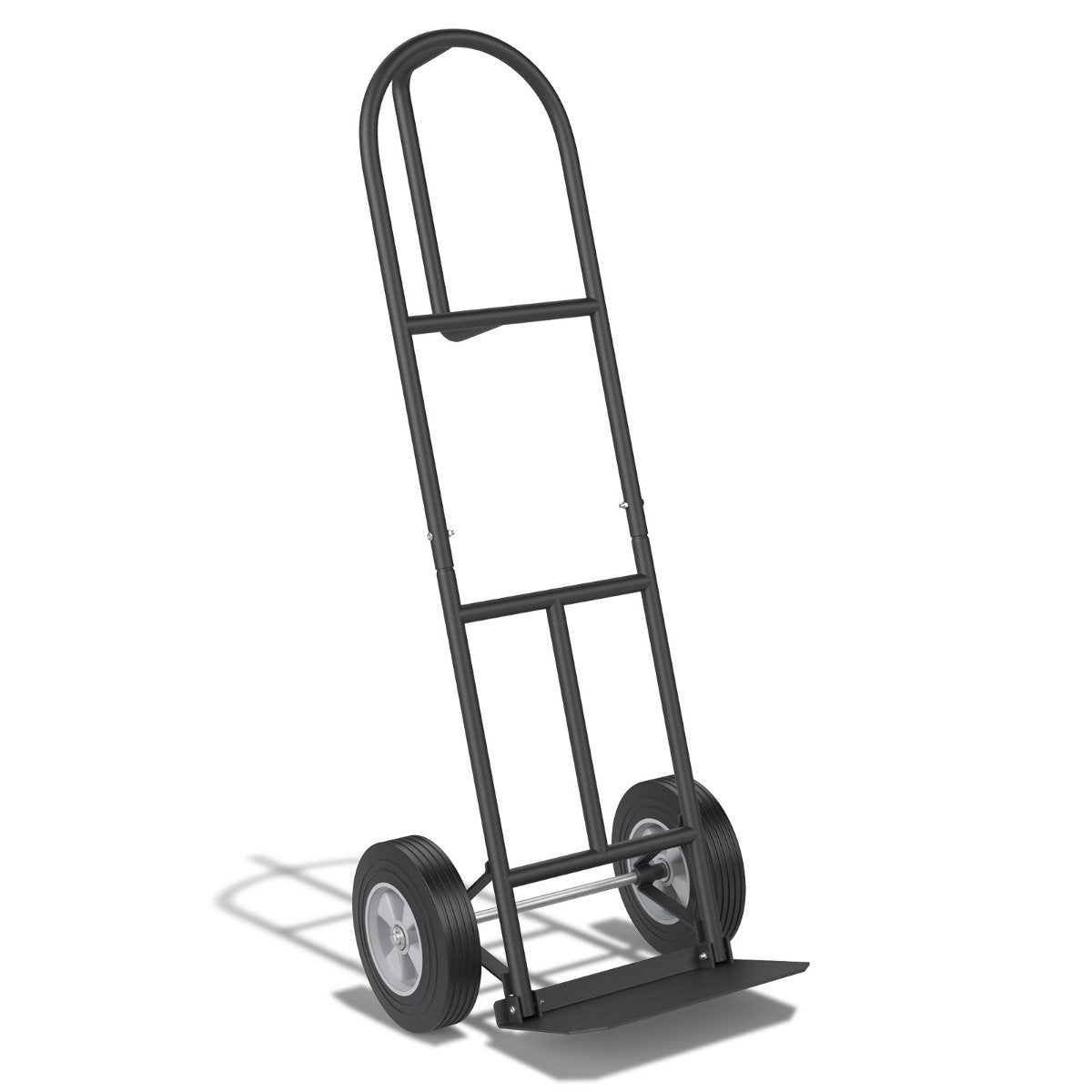 Sack truck with P-handle forklift truck with high backrest 51 x 48 x 132 cm black