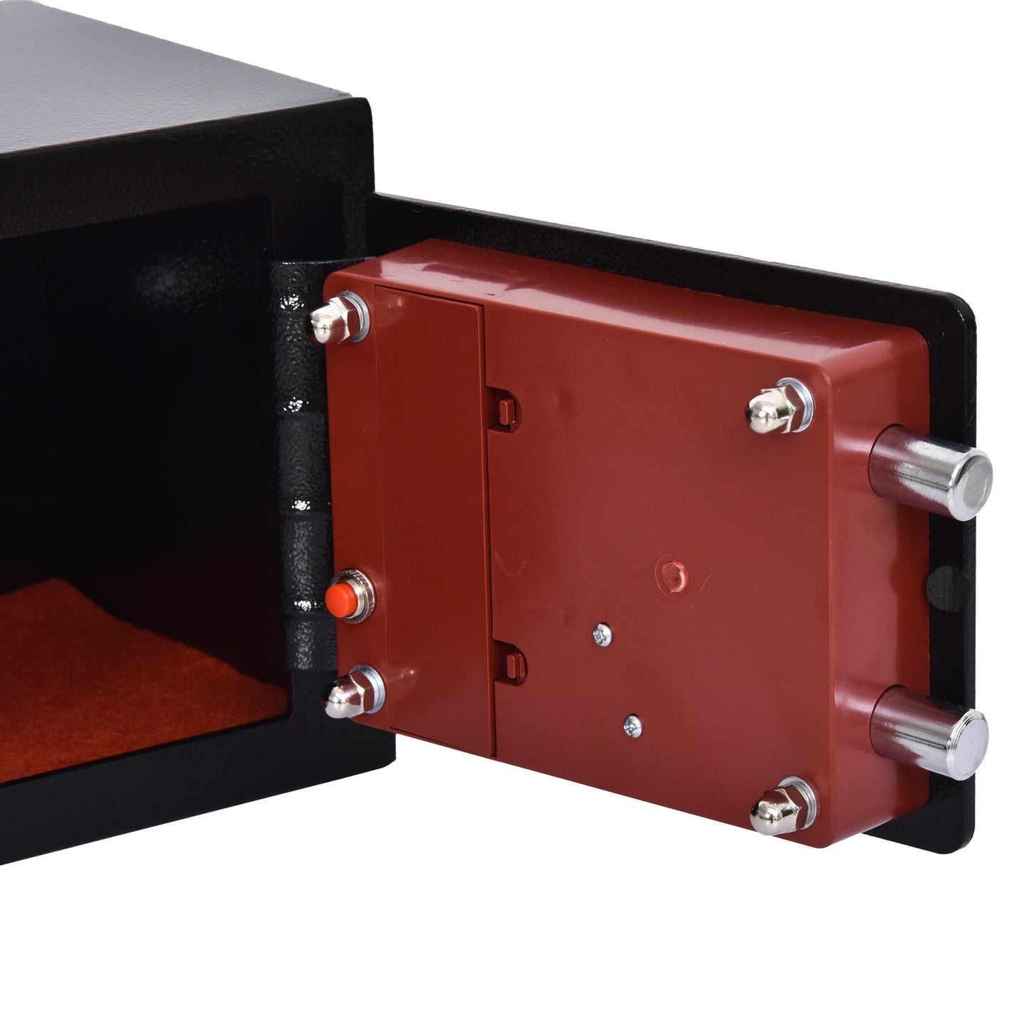 Electronic steel locker - Black, 23x17x17 cm, Home security