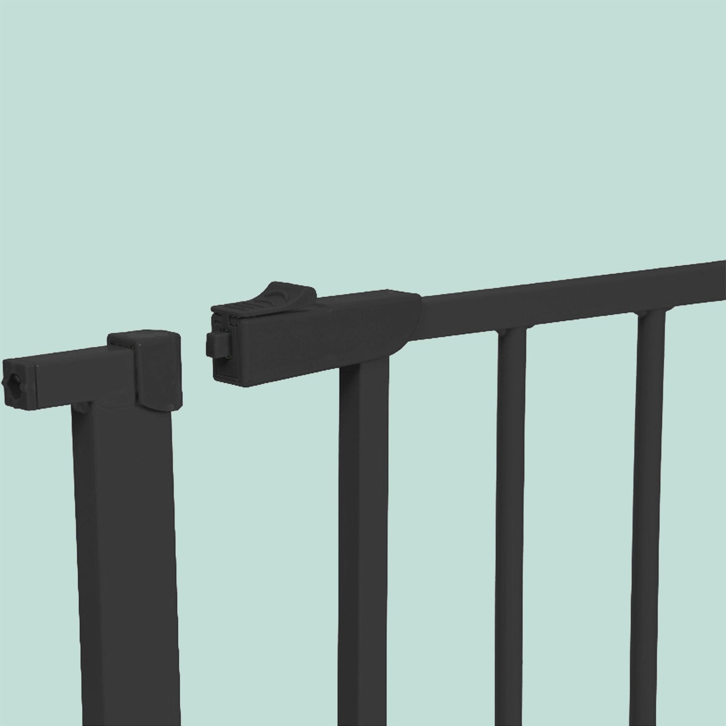 Safety Stair Gate, Extendable 75–100 cm, No-Drill Install