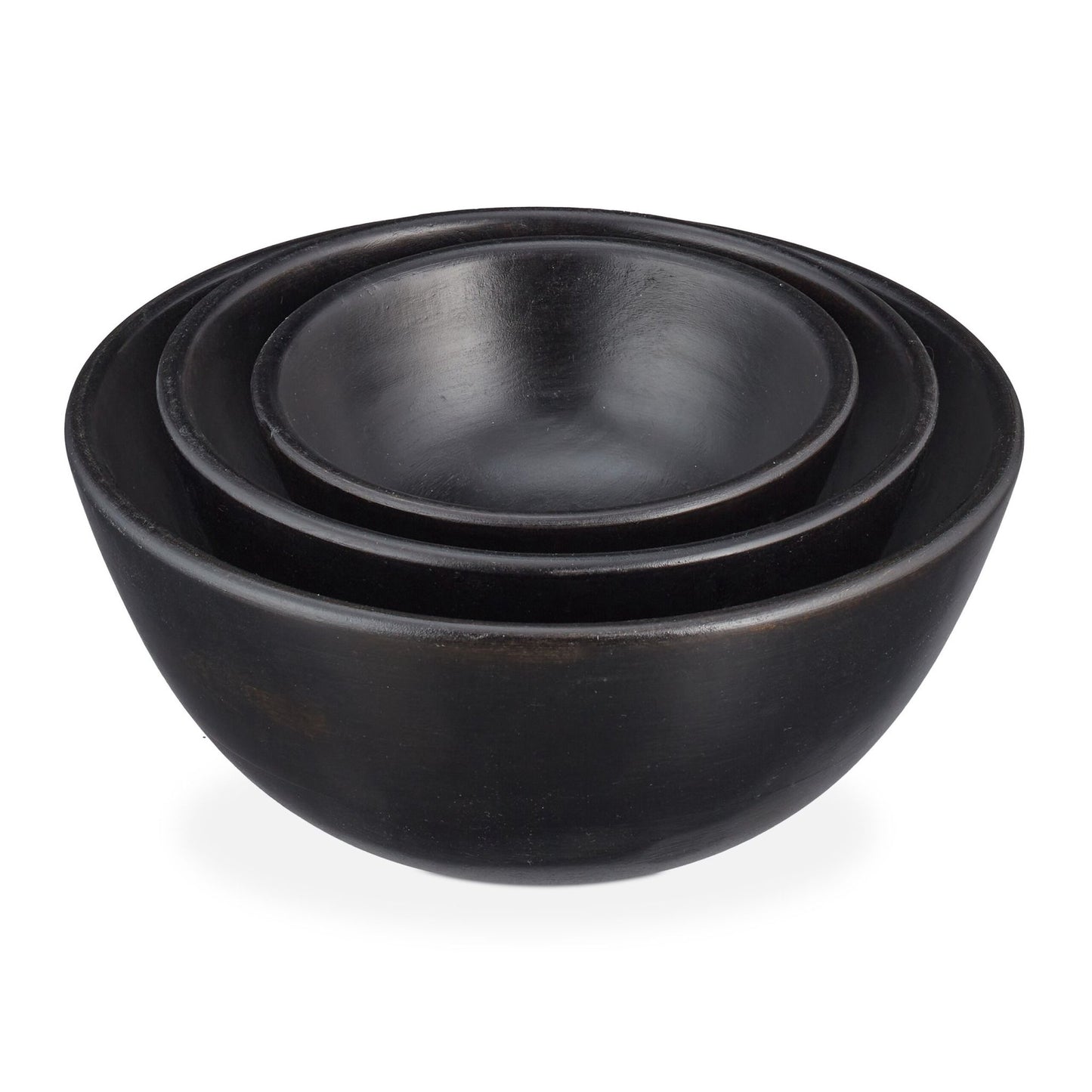 Salad bowl set of 3 black