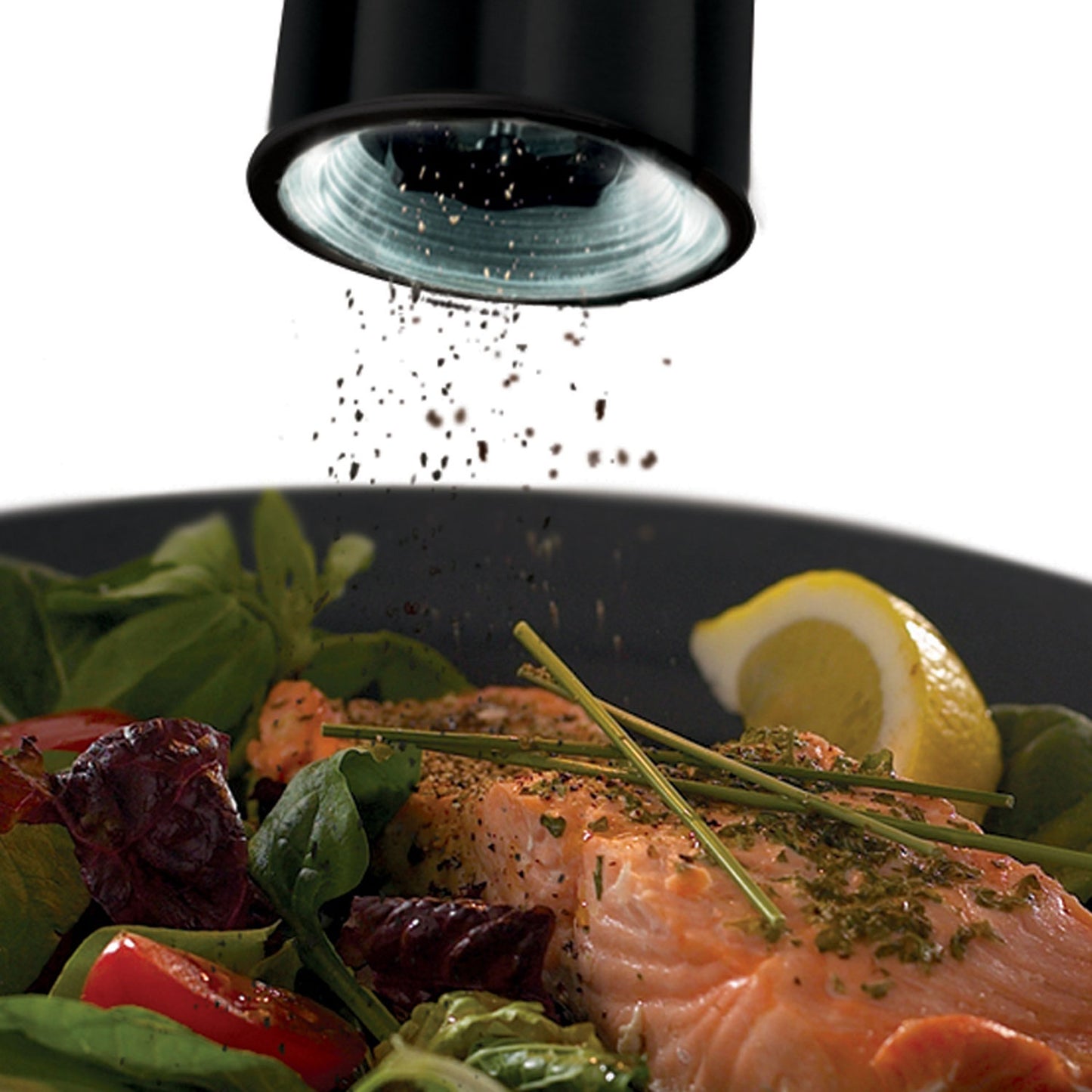Salt&Pepper Mill Ceramic Steelwork black steel