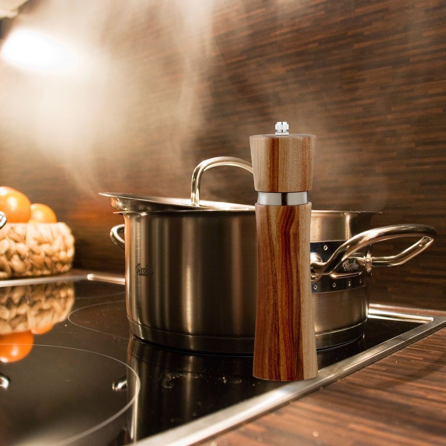 Salt and Pepper Mill Set with Ceramic Grinder
