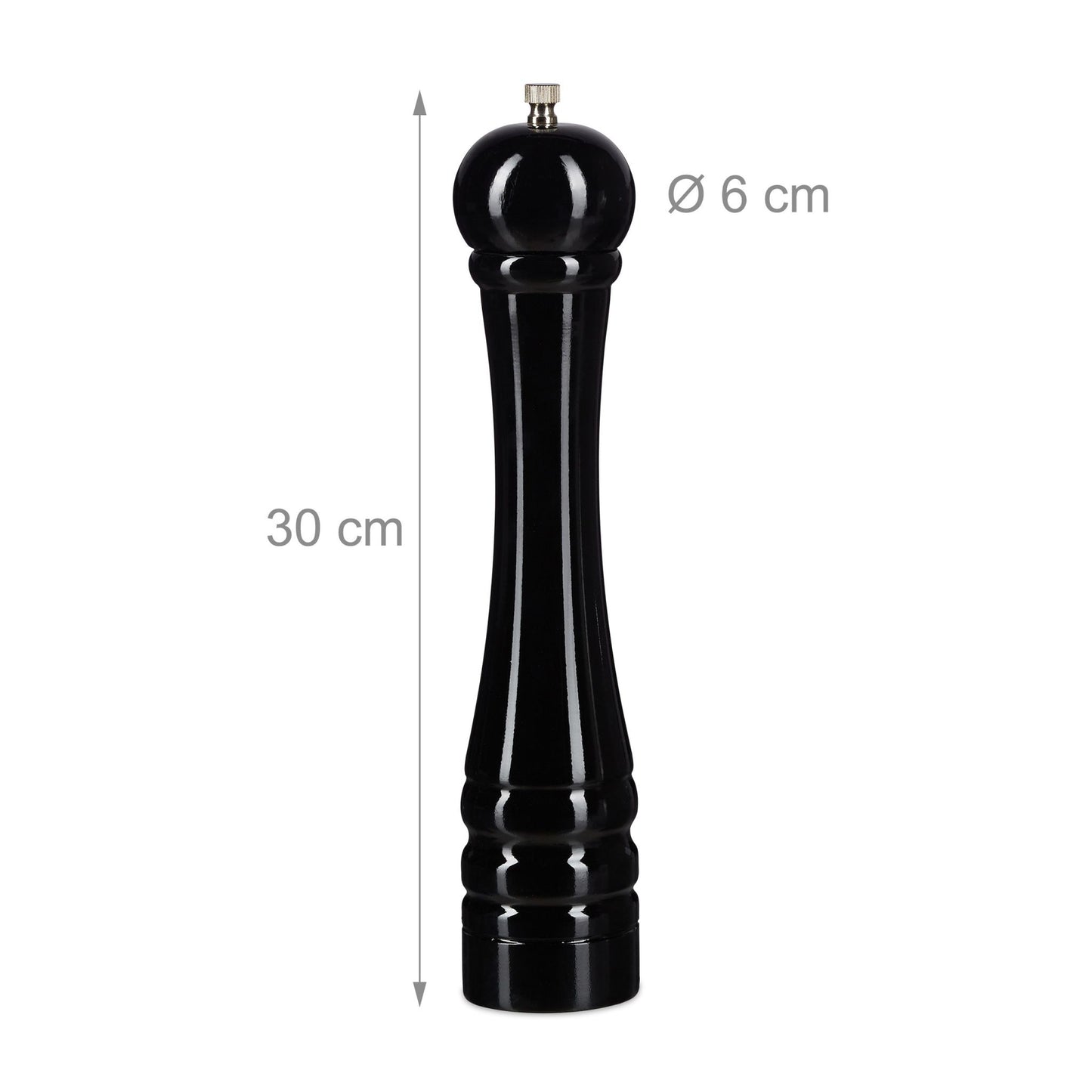 Salt and pepper mill set of two