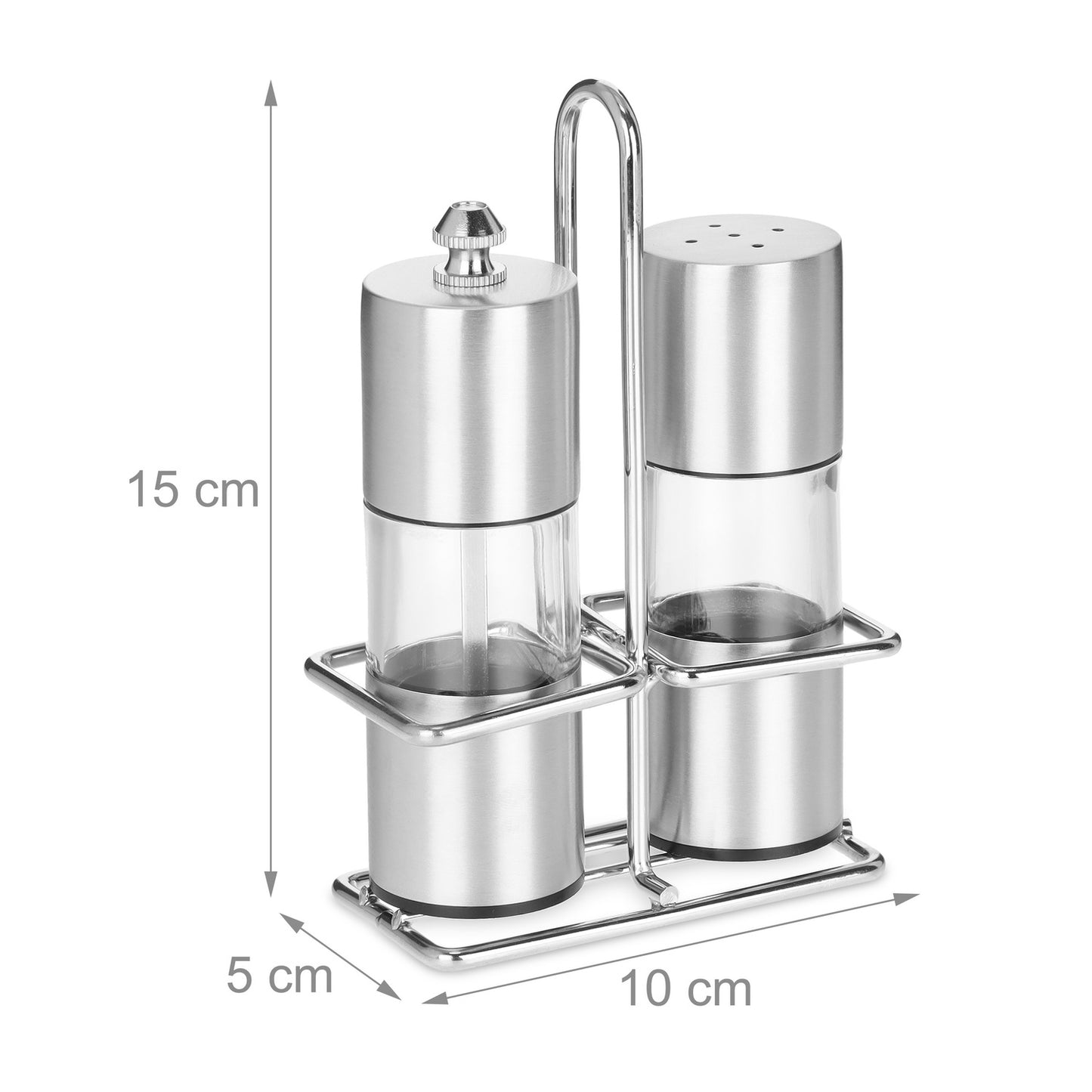 Salt shaker & pepper mill in set
