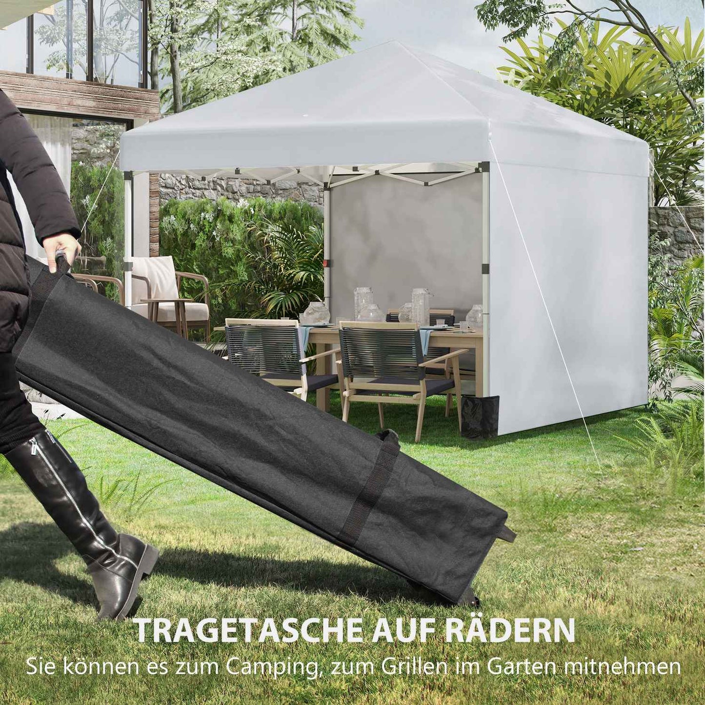 Steel sandbag, light gray - durable weight training tool