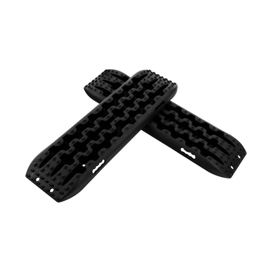 Sand sheets off-road 2 pieces traction aid tire ladder for sand/mud/snow 107 x 31 x 7 cm black