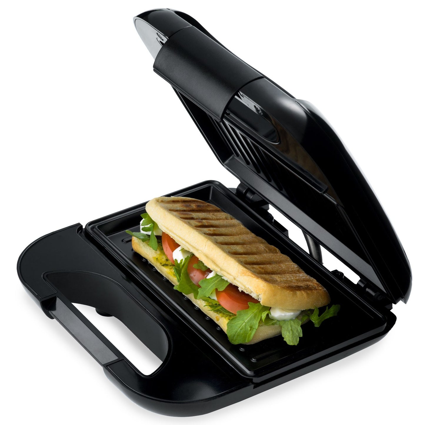 Sandwich Grill, Non-Stick, 22x12cm, 750W, Black