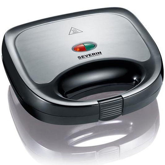 Sandwich Grill, Stainless Steel, Non-Stick Plates, 600W