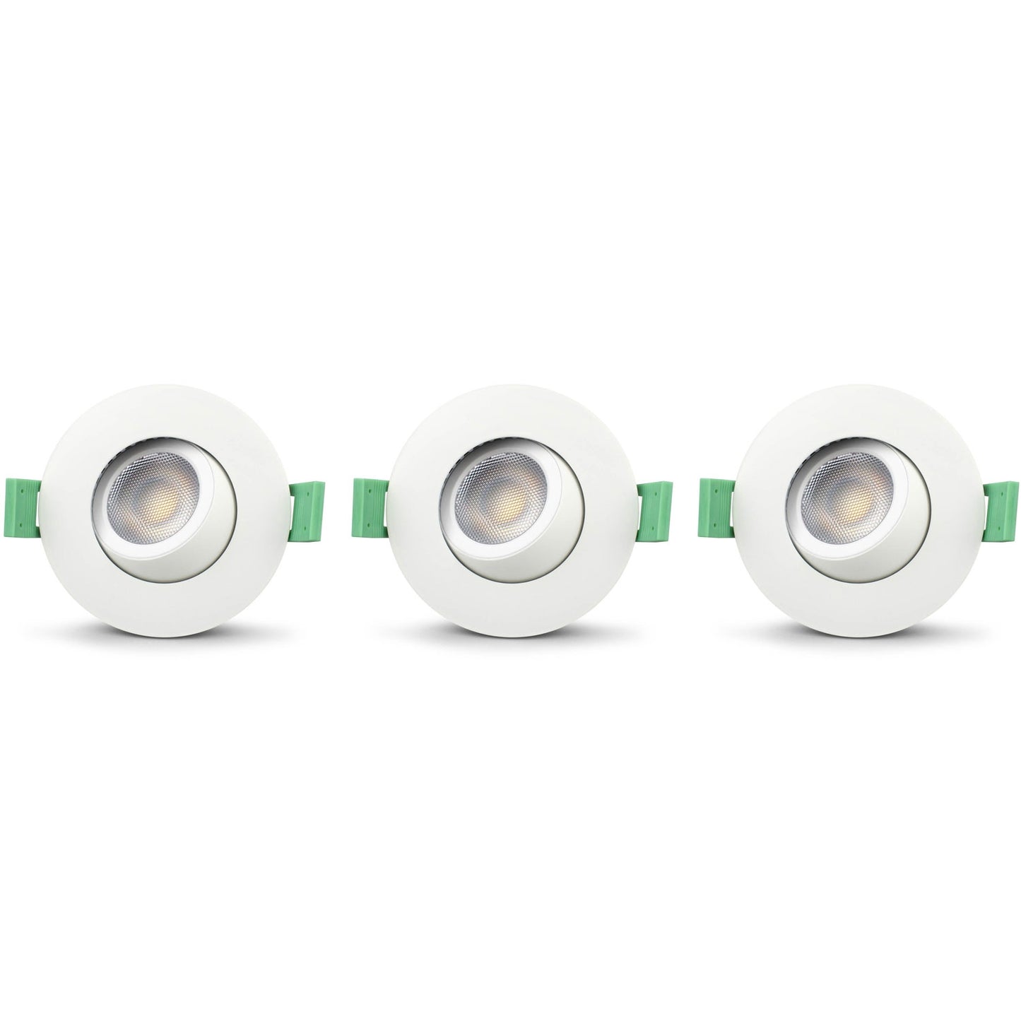 Sanna Dimmable Recessed downlight 3000K/4000K 520lm IP65 3-pack White