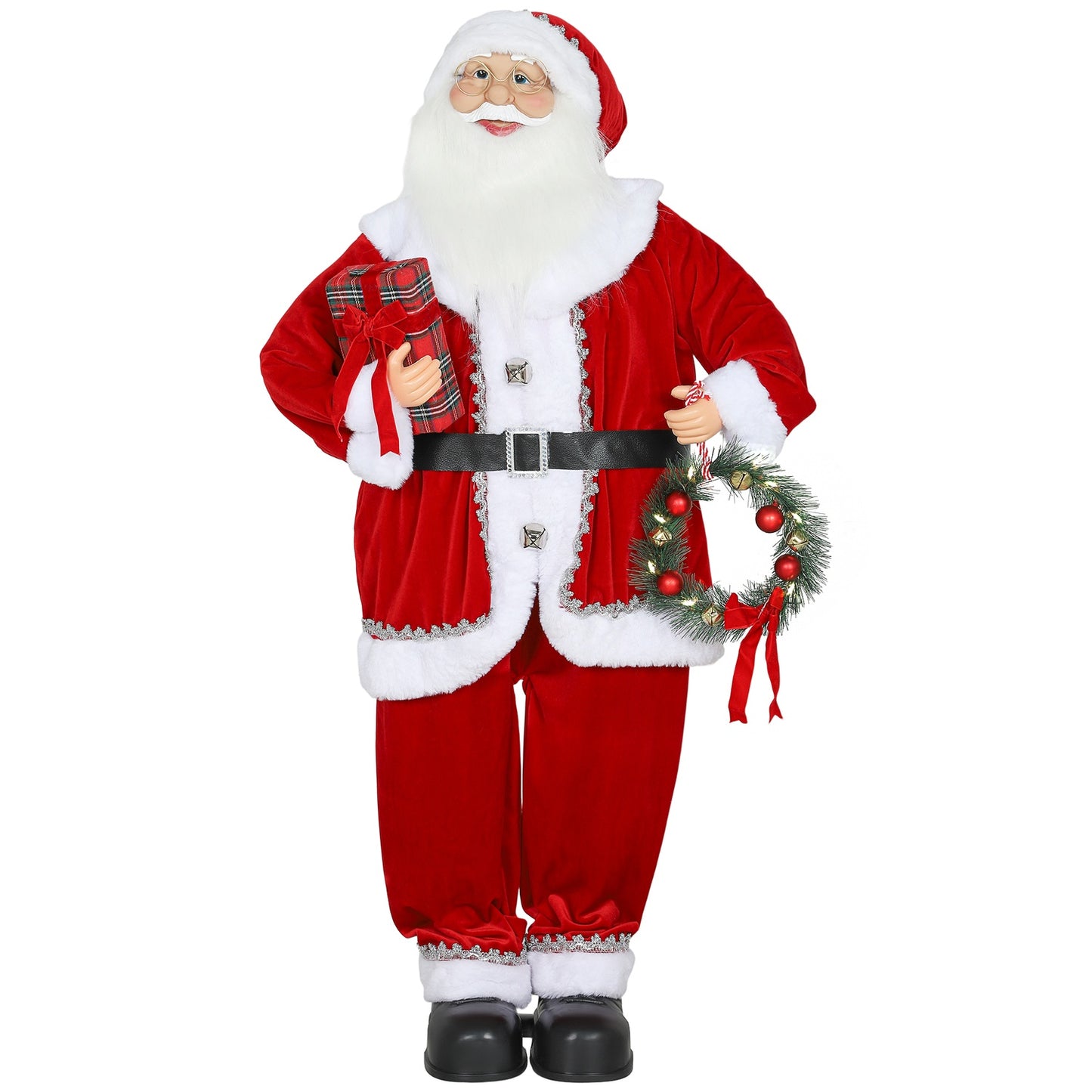Santa Claus Christmas Decoration, 120cm, Sound-Activated