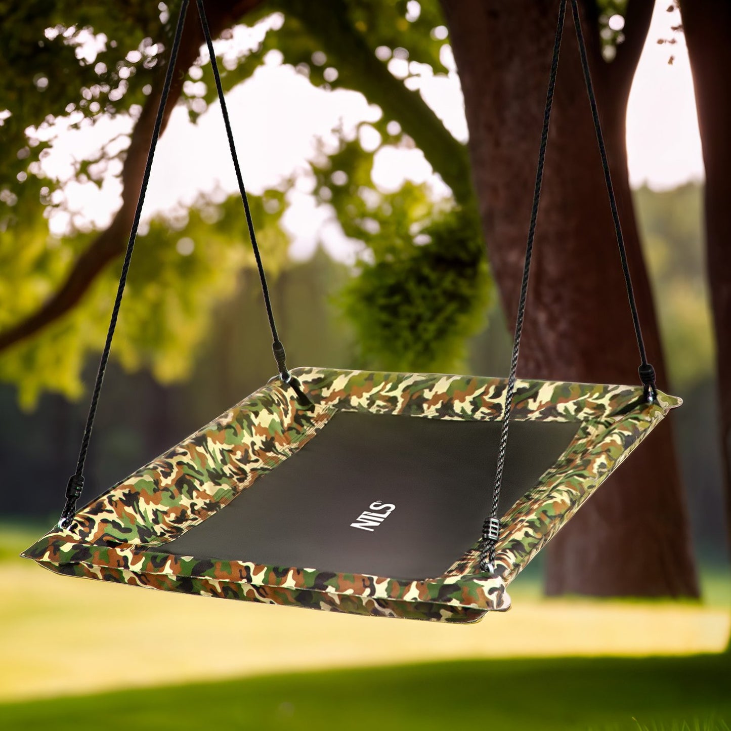 Saucer Swing for Kids, 2 Seats, Outdoor Play