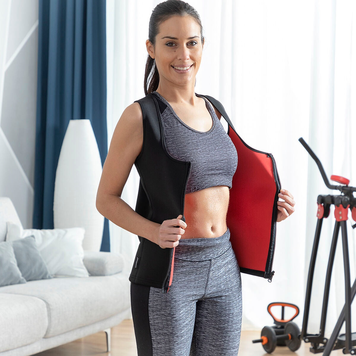 Sauna Sport Vest for Woman Veheat InnovaGoods - XL