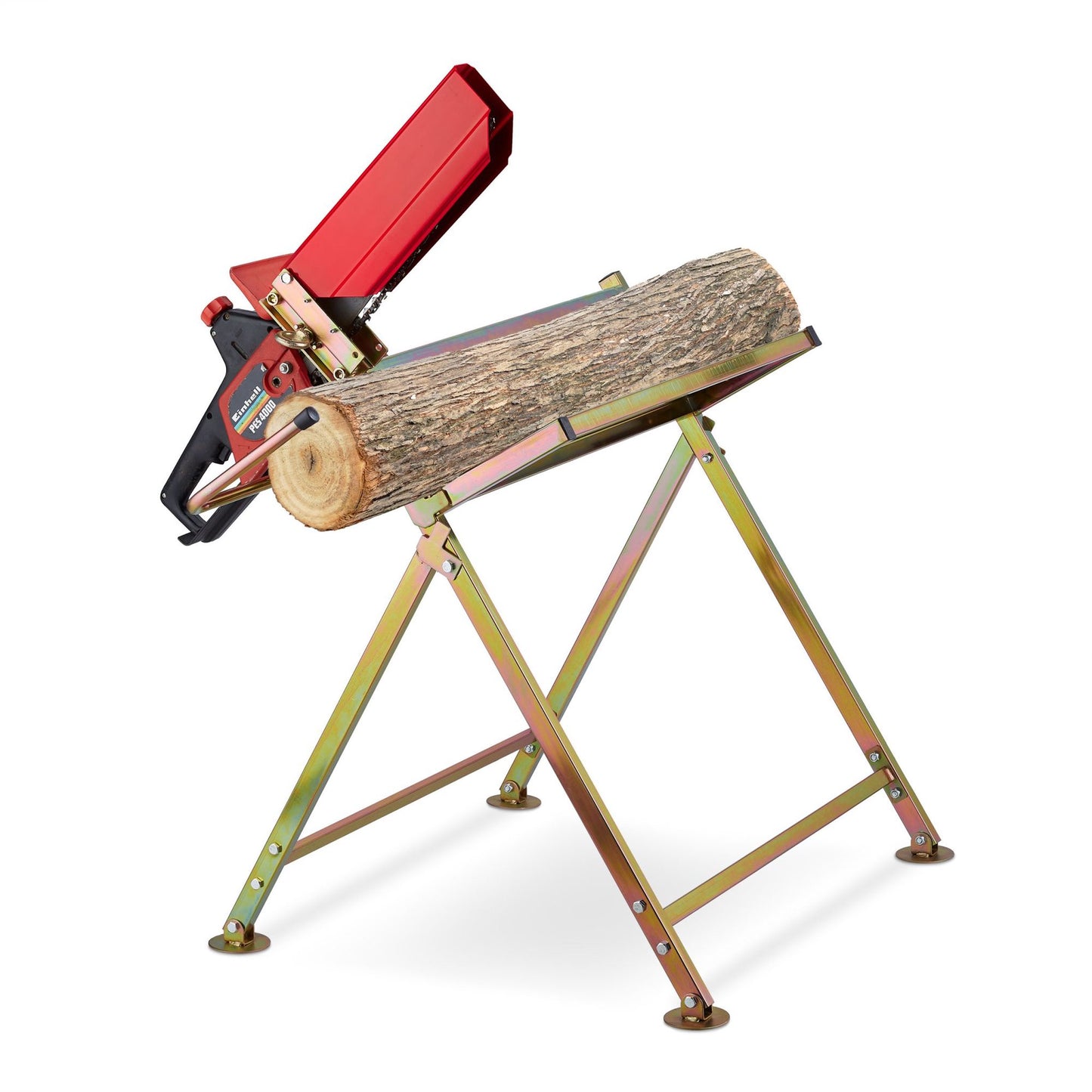 Saw stand with chainsaw holder
