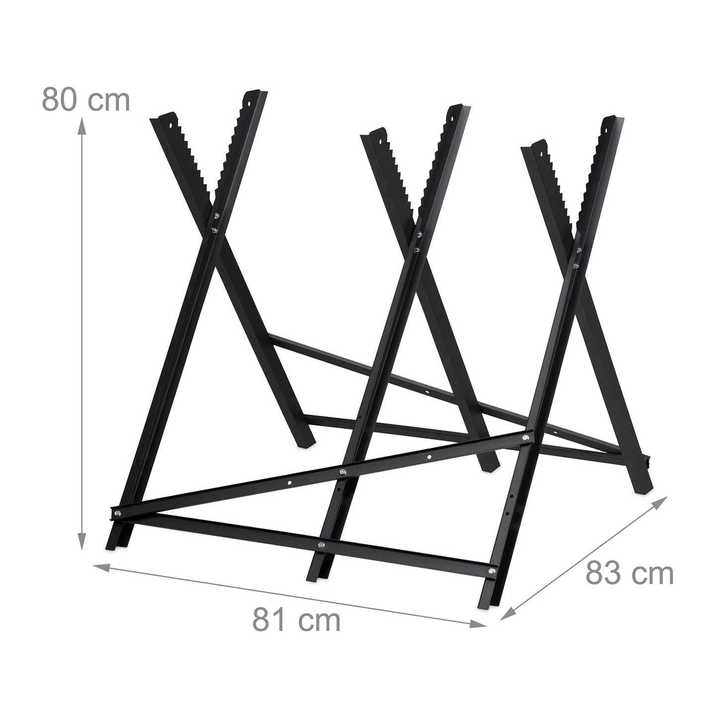 Saw trestle in metal